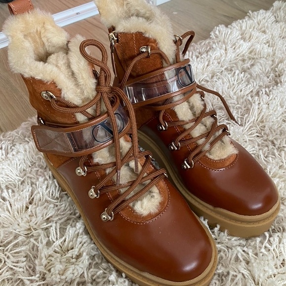 Valentino Platform heel winter booties Size 7 - Picture 4 of 7